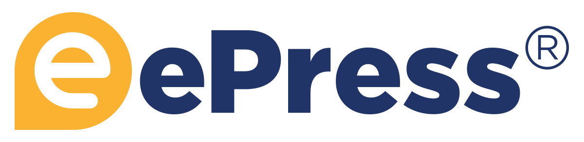 ePress-palvelun logo.